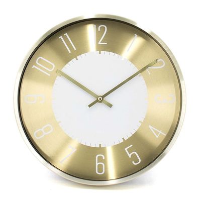 Cambridge Elegance Wall Clock
 30X30X4.5Cm Gold